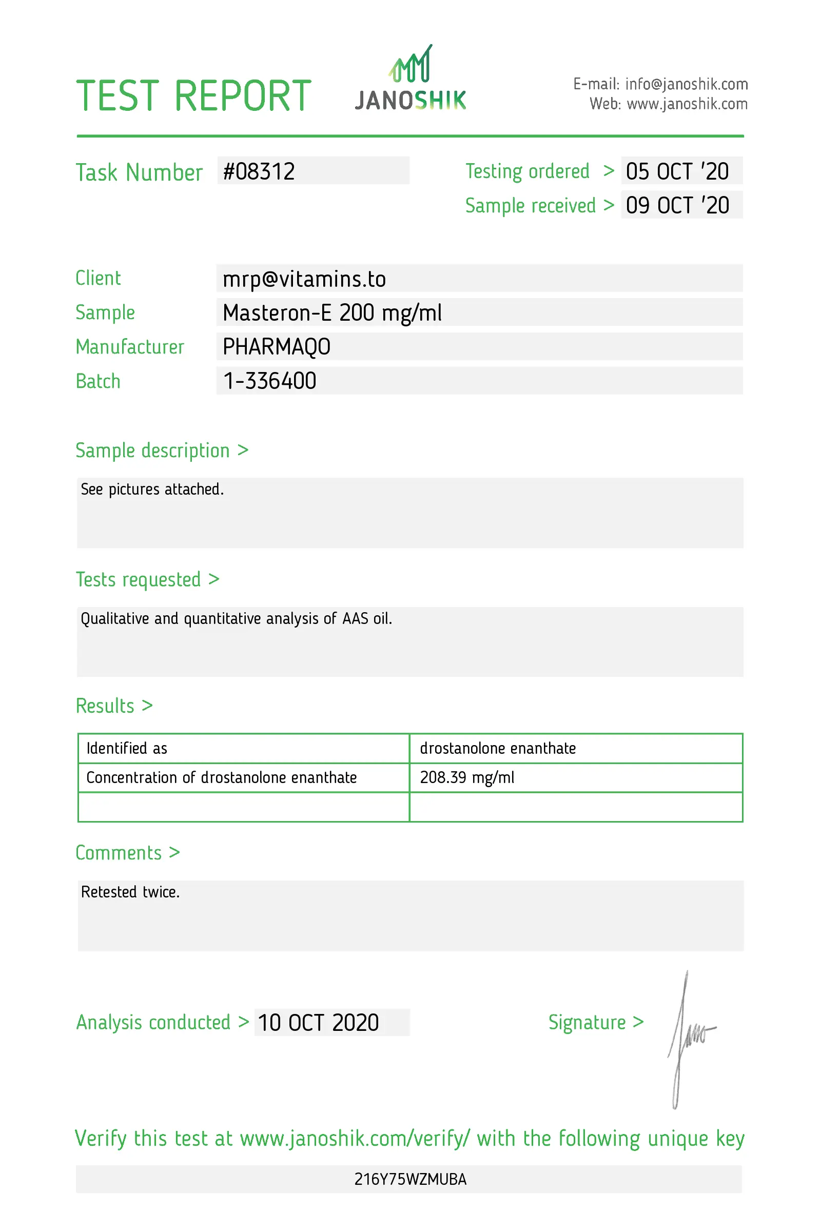 Drostanolone-E 200 – Pharmaqo Labs – Image 6