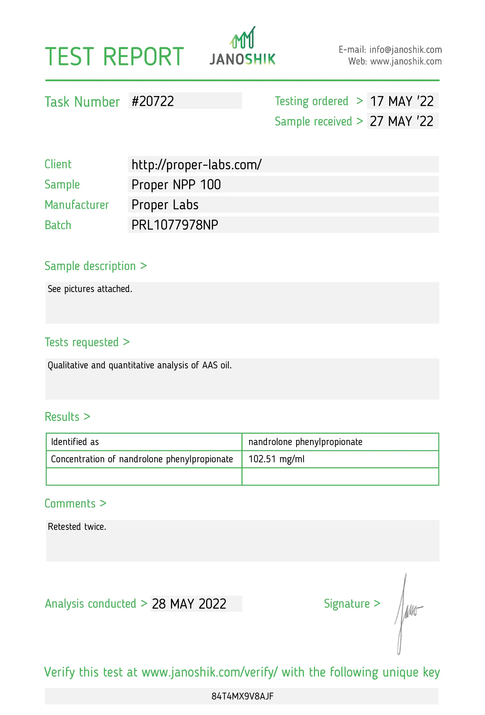 NPP 100 – Proper Labs – Image 2