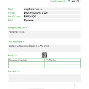 Alternative view of Drostanolone-E 200 – Pharmaqo Labs
