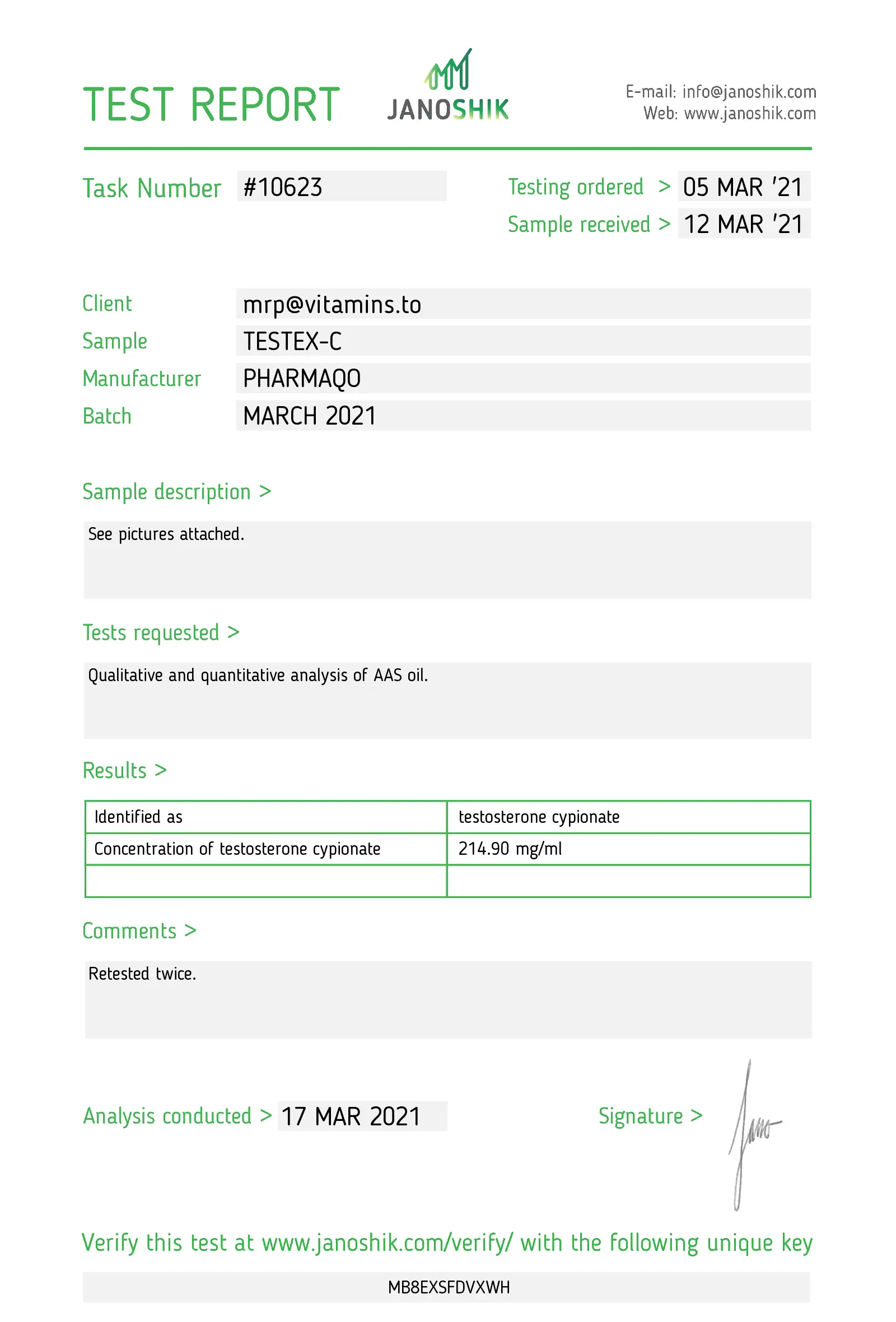 Testosterone-C 200 – Pharmaqo Labs – Image 6