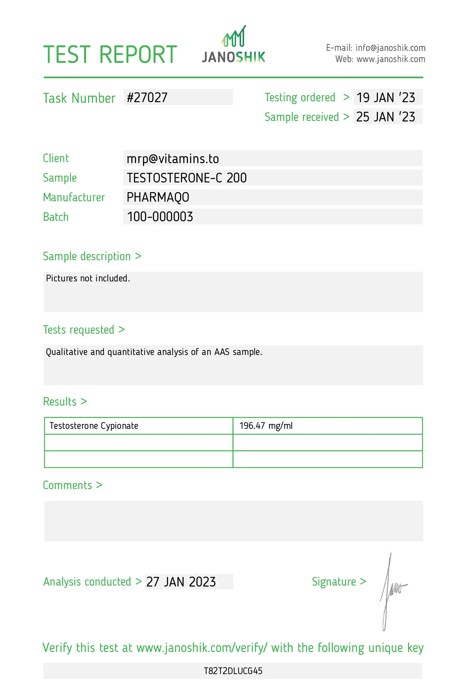 Testosterone-C 200 – Pharmaqo Labs – Image 7