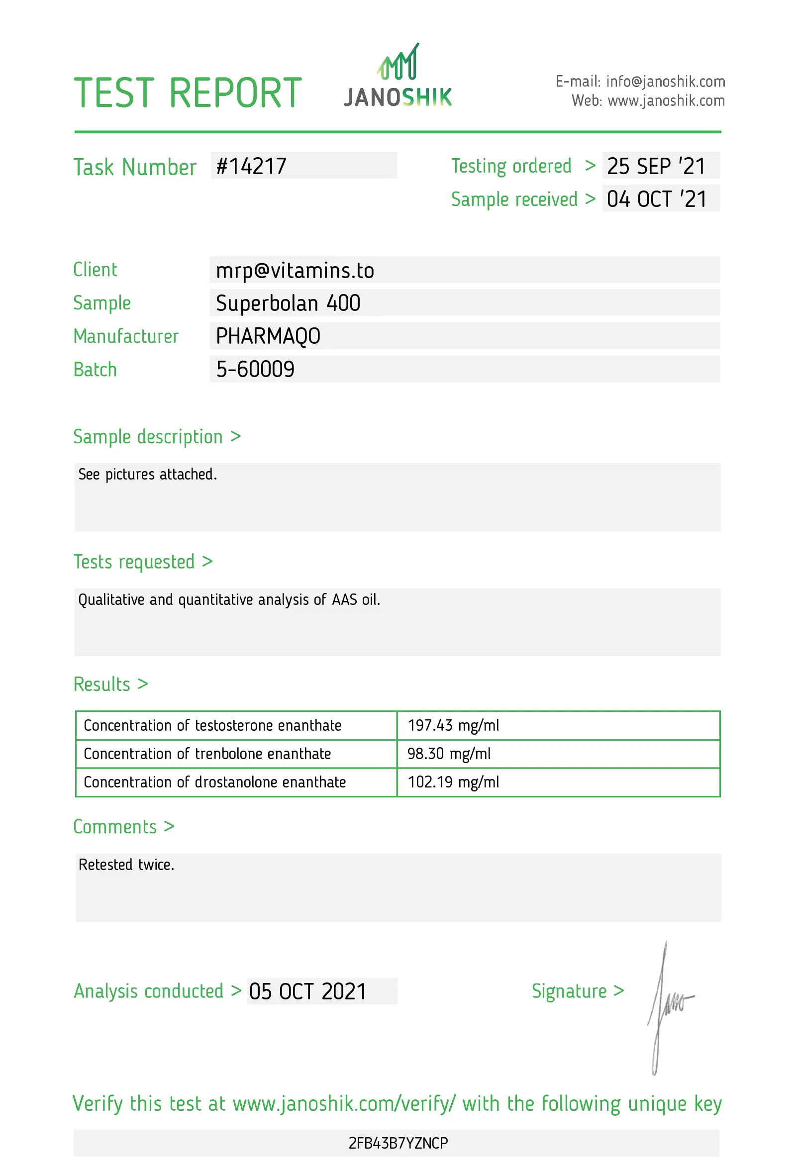 Superbolan 400 – Pharmaqo Labs – Image 7