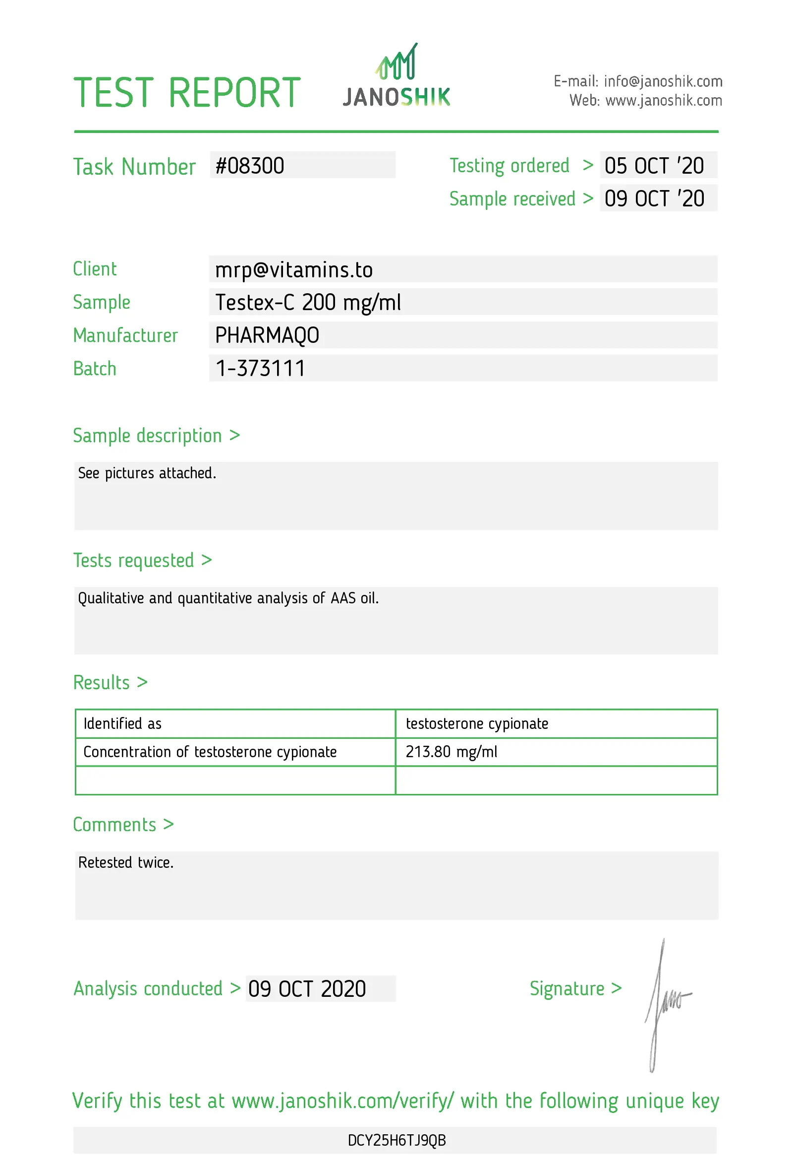 Testosterone-C 200 – Pharmaqo Labs – Image 5