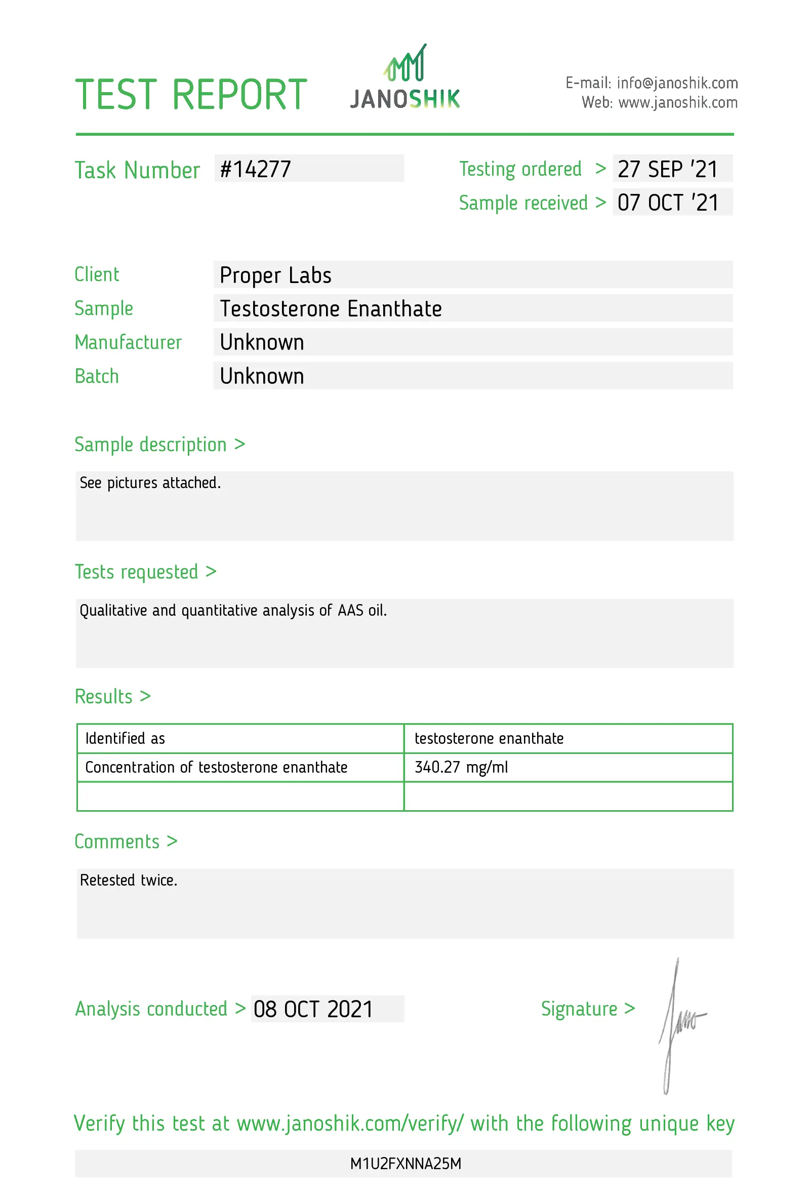 Testosterone Enanthate 300 – Proper Labs – Image 3