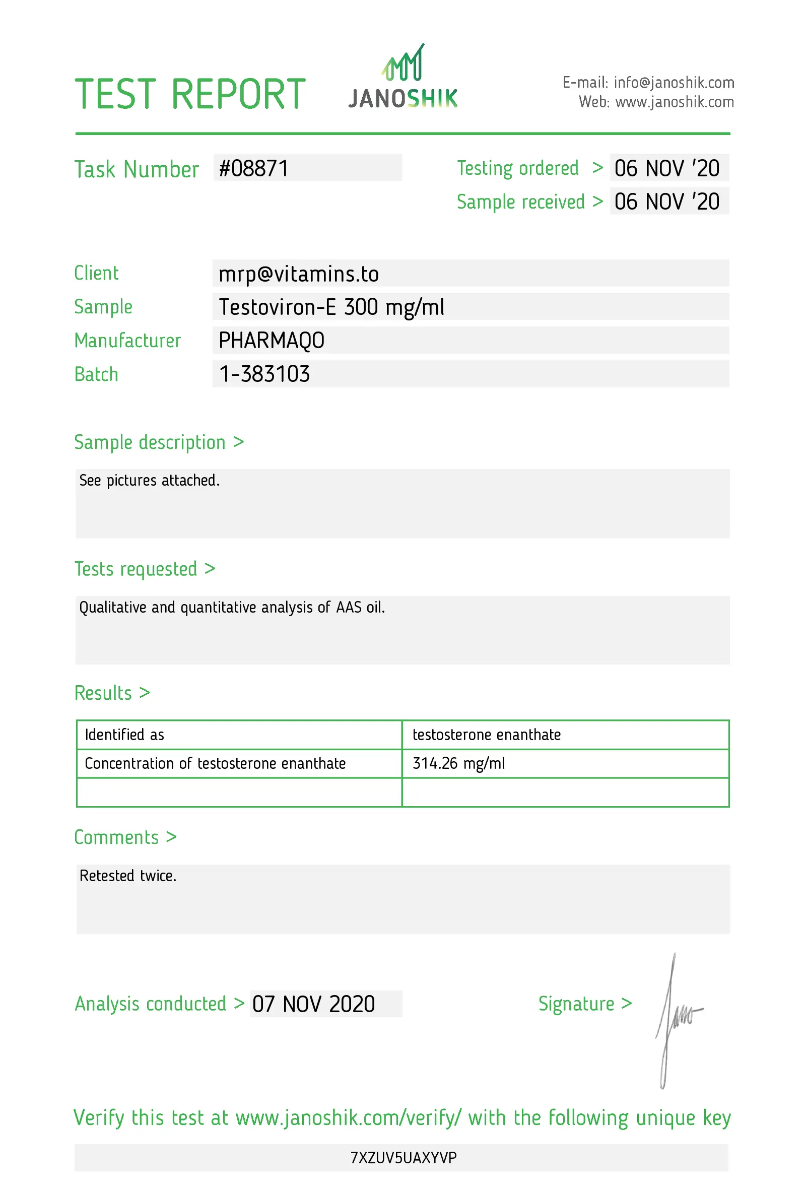 Testosterone-E 300 – Pharmaqo Labs – Image 7