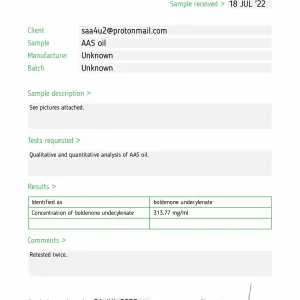 Alternative view of Boldenone Undecylenate 300 – Proper Labs