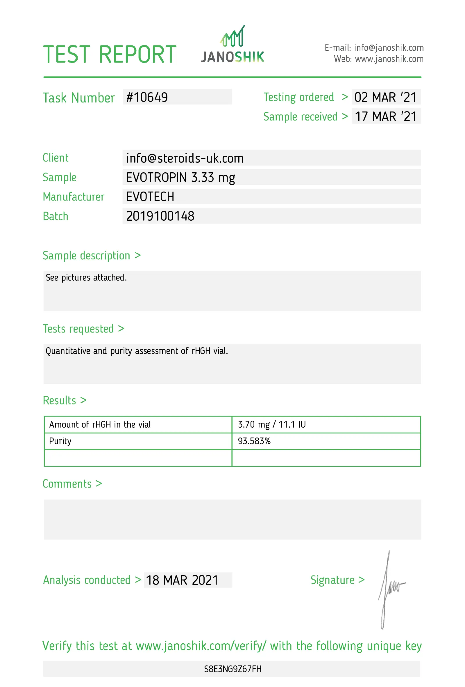 Evotropin HGH 100iu – Evotech – Image 3